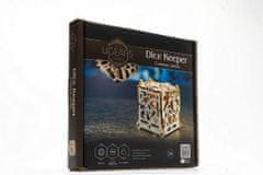 UGEARS 3d dřevěné mechanické puzzle úložný box na kostky