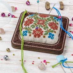 Kraftika 1pc květiny pin polštář cross stitch diy kit