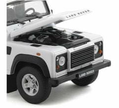 Welly Land rover defender 1:24 bílý