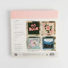 Kraftika Diy kit patchwork bez jehly "peonies"