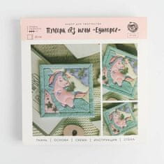 Kraftika Diy kit patchwork bez jehly "unicorn"