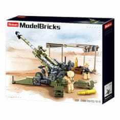 Sluban Model bricks m38-b0890 kanón m777 howitzer