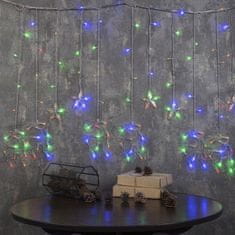 Kraftika Girlanda fringe 2,4 x 0,9 m, se světýlky ve tvaru soba