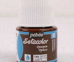 Pébéo Setacolor 45ml čokoládová barva na textil,