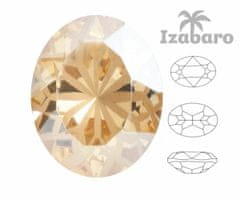 Izabaro 3 ks crystal mandala golden shadow 001mgsha oval