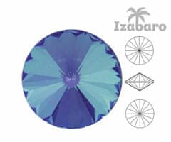 Izabaro 4ks crystal army green pastel 130pas round rivoli