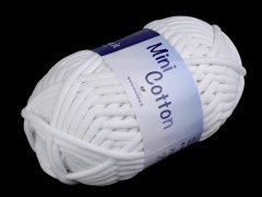 Kraftika 1ks bílá příze pletací mini cotton 250 g, silné ostatní