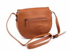 Kraftika 1ks hnědá koňak kabelka crossbody 23x21 cm, kabelky