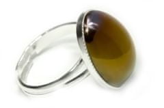 Kraftika 925 stříbrný pozlacený klasický prsten univerzální