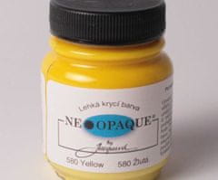 Kraftika Nemetalická krycí barva neopaque 580 žlutá,