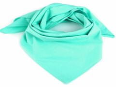 Kraftika 1ks (bsp211) tyrkys sv. bavlněný šátek jednobarevný