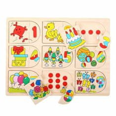 Bigjigs Toys Obrázkové počítací puzzle