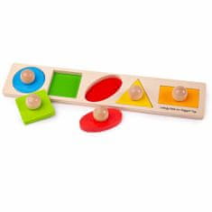 Bigjigs Toys Bigjigs baby vkládací puzzle tvary