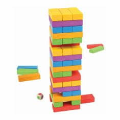 Bigjigs Toys Barevná jenga