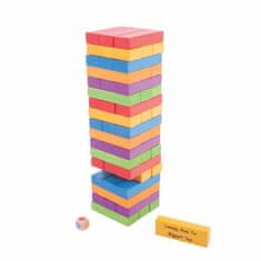 Bigjigs Toys Barevná jenga