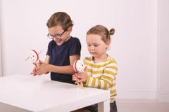 Bigjigs Toys Dřevěný rotační bubínek hvězdičky 1 ks