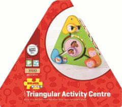 Bigjigs Toys Bigjigs baby aktivní trojúhelník s angličtinou