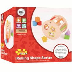 Bigjigs Toys Bigjigs baby válec s tvary