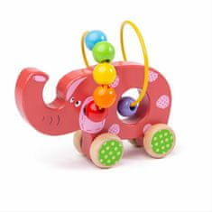 Bigjigs Toys Bigjigs baby motorický labyrint slon