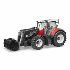 Bruder Traktor steyr 6300 terrus cvt s čelním nakladačem