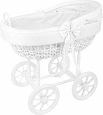 Small foot Kočárek pro panenky bassinet bílý