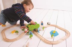 Bigjigs Rail Dřevěná vláčkodráha farma