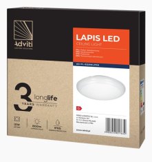 Orno Led stropní svítidlo ORNO Adviti AD-PL-6118WLPM4, 12W, 4000k, IP65, bílé