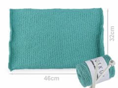 Kraftika 1ks (8) červená bavlněná pletací příze cotton macrame 250