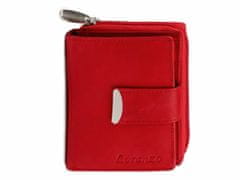 Kraftika 1ks červená dámská peněženka kožená, kožené peněženky