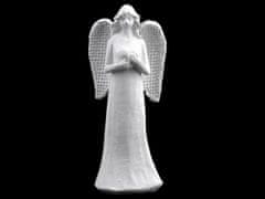 Kraftika 1ks bílá dekorace anděl, andělé