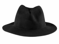 Kraftika 1ks (vel. 59) černá plstěný klobouk tonak