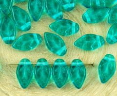 Kraftika 40pcs crystal tyrkysové