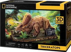 CubicFun 3D puzzle National Geographic: Triceratops 44 dílků