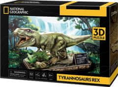 CubicFun 3D puzzle National Geographic: Tyrannosaurus Rex 52 dílků