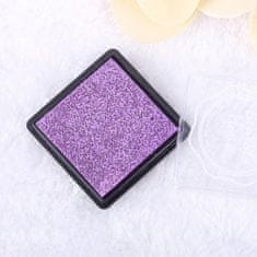 Kraftika 1ks violet square sponge mini inkoustový polštářek