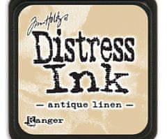 Kraftika Distress ink mini antique linen, ranger, polštářky 3x3cm