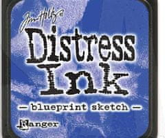 Kraftika Distress ink mini blueprint sketch,