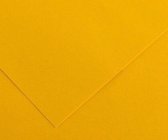 canson Jemně texturovaná čtvrtka 30x30cm žlutá blatouch colorline