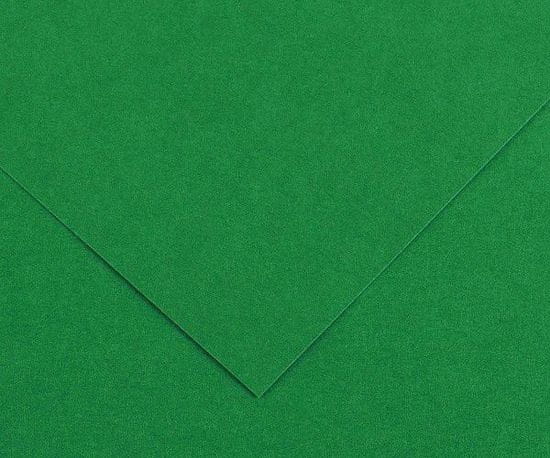 canson Jemně texturovaná čtvrtka 30x30cm mechově zelená colorline