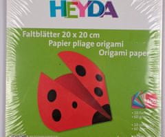 HEYDA Papíry na origami 20x20cm barevné, heyda, technika