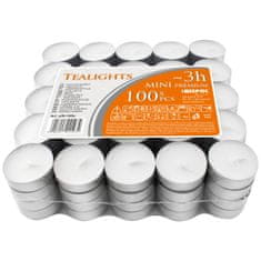 Bispol Nearomatizované svícny BISPOL MINI TEALIGHTS PREMIUM 100 ks.