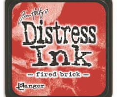 Kraftika Distress ink mini fired brick, ranger, polštářky 3x3cm