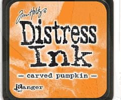 Kraftika Distress ink mini carved pumkin, ranger, polštářky 3x3cm