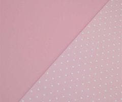 HEYDA Hladký papír a4 růžový s puntíky 200g/m2,