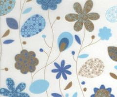 Ursus Transparentní papír a4 květiny modrohnědý,