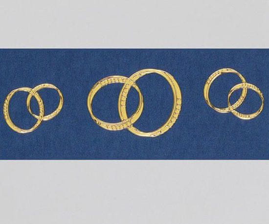 EFCO Samolepící kontury - zlaté svatební prsteny,