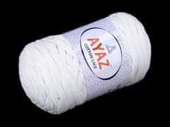 Kraftika 1ks (1208) bílá bavlněná pletací příze cotton lace 250g