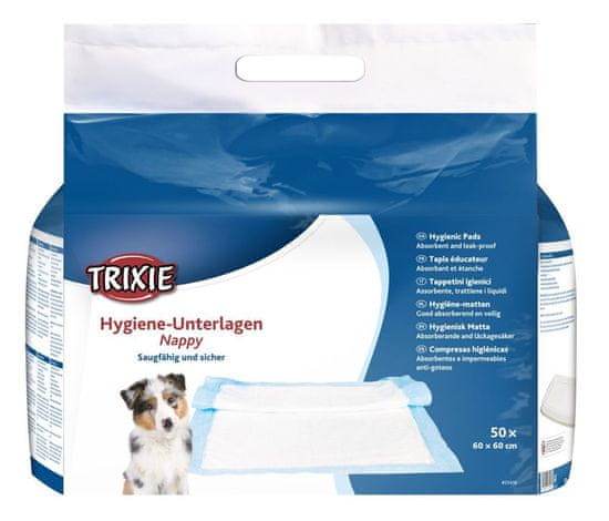 Trixie Podložky pro štěňata - pleny 50 ks 60 x 60cm, pro štěně