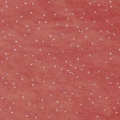 HEYDA Hedvábný papír červený se třpytkami 50x75cm (3ks),