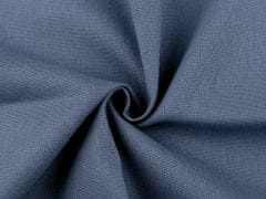 Kraftika 1m (21) modrá jeans lněná látka s viskózou, lněné látky
